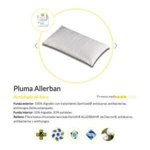 Almohada PLUMA ALLERBAN