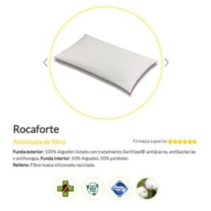 Almohada ROCAFORTE - 70 cm.