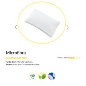 Almohada MICROFIBRA - 70 cm.